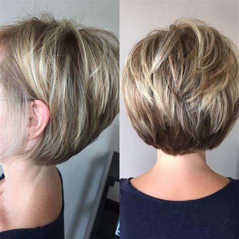 2022 Popular Rounded Tapered Bob Hairstyles With Shorter Layers