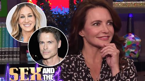 Kristin Davis Rob Lowe S Sex Tape Grilled By Sarah Jessica Parker Wwhl