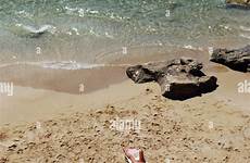 beach nudist corfu greece islands bathers west ionian stock coast alamy comp