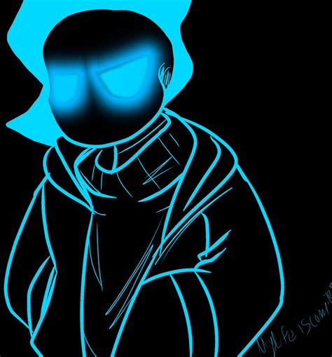 Nightmare Mode Sans Drawn By Me By Yanderexoilhunter On Deviantart