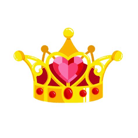 animated cute crown stickers by jung hyunyi