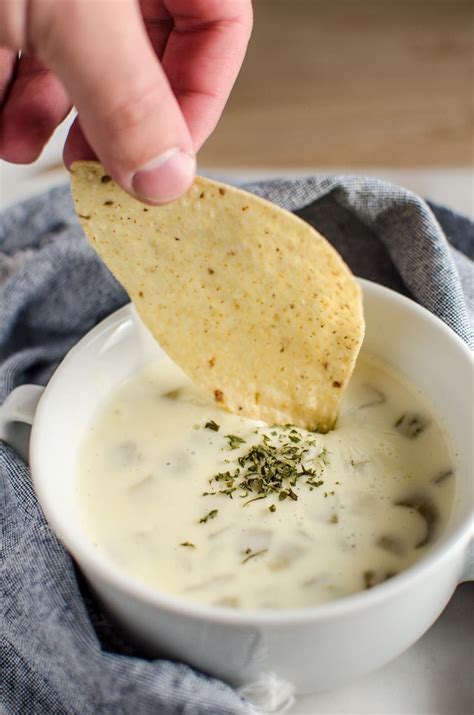 The Best Mexican White Cheese Dip Authentic Queso Dip Recipe Di 2020