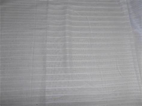 White Cotton Voile Fabric 44 Wide Stripes 3