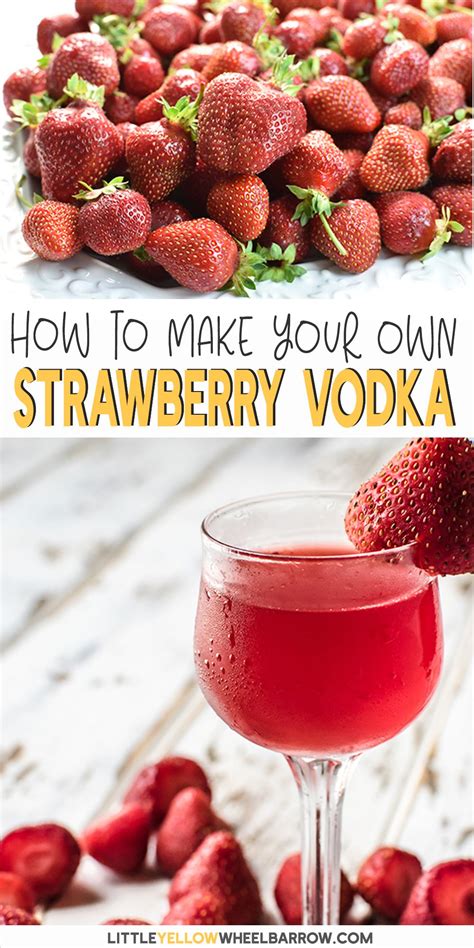 Strawberry Infused Vodka That Tastes Like Summer In A Bottle Infused