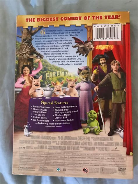 Shrek The Third Dvd 2007 Etsy