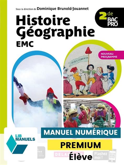 Édulib Histoire Géographie Emc 2de Bac Pro Ed Num 2021 Manuel