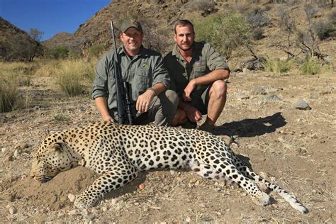 Leopard Hunting Schalk Pienaar Hunting Safaris In Namibia