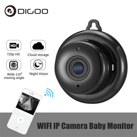 DIGOO DG MYQ 2.1mm Lens 720P Wireless Mini WIFI Night ...
