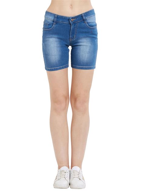 Buy Blancz Denim Hot Pants Blue Online At Best Prices In India Snapdeal