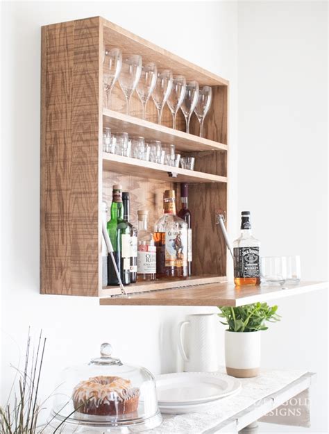 It is the first of two videos improving this are. How To Build A DIY Wall-Mounted Bar Cabinet