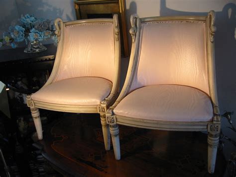 Mid Century Modern Pair Of Swan Chairs Hand Made In Los Angeles Califo