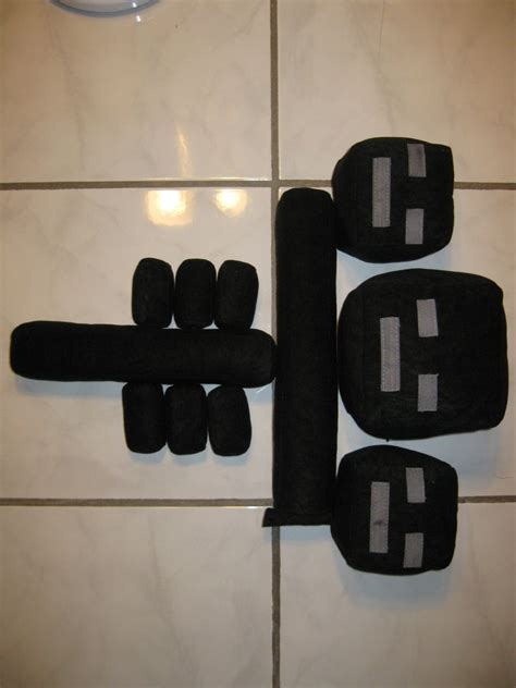 Make A Wither Plushie From Minecraft 11 Steps With Pictures