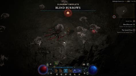 Blind Burrows Dungeon Location And Completion Guide Diablo 4