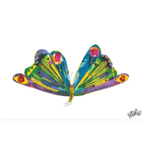 Shop Eric Carle The Very Hungry Caterpillar Character Art Butterfly 1