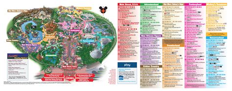 A touch of disney a new ticketed experience. Map Of Disneyland California