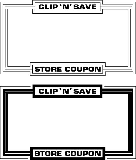 Editable Free Printable Coupon Template Clip Art Library