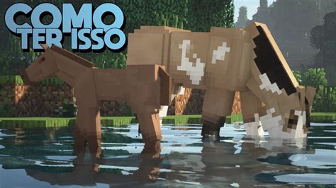 Como Baixar O Mod De Cavalos No Minecraft Swem Youtube