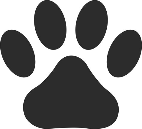 Download Big Image Png Dog Paw Print Svg Clipart 5542713 Pinclipart