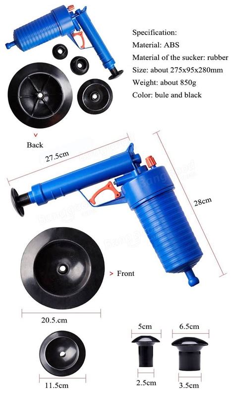 It is similar to a traditional plunge sink plungers can be used for sink drains and bathtub plungers for a bathroom tub drain. Pressure Pipeline Dredge Device Floor Drain Bathtub ...
