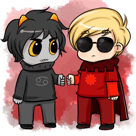 Chibi Karkat N Dave By Brimms On Deviantart Chibi Homestuck