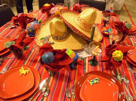 Cinco De Mayo Party Table Decorating Mexican Party Theme Mexican