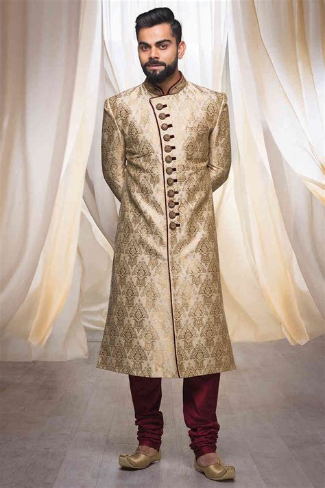 Angrakha Styled Sherwani Perfect For Any Occasion Sherwani For Men