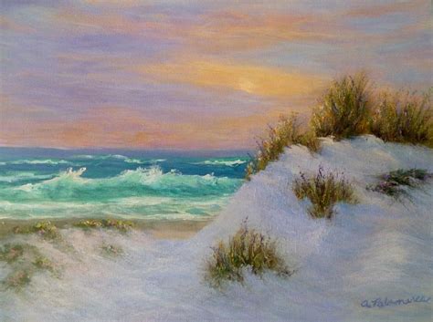 Beach Sunset Paintings By Amber Palomares Beach Sunset Painting