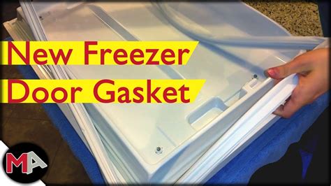 Replacing A Freezer Door Gasket Youtube