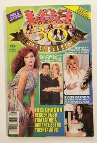 Vintage Tv Guide Magazine Vea Iris Chacon Puerto Rico Ebay