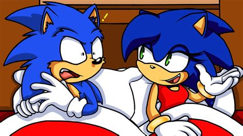 Sonica And Movie Sonic Sleep Together Sonic Comic Dub Youtube