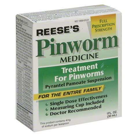 Reeses Pinworm Medicine Treatment Shop Medicines And Treatments At H E B