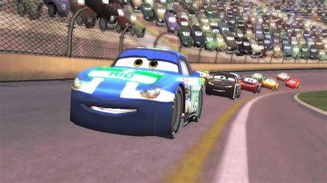 Disney Pixar Cars The Game Final Race Lightning Mcqueen Vs Chick Hicks Youtube