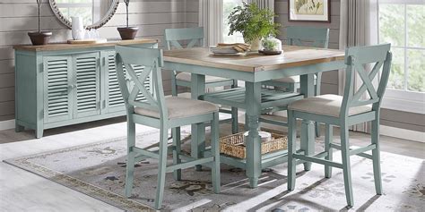 Spring Cottage 5 Pc Blue Colors Dining Room Set Rooms To Go