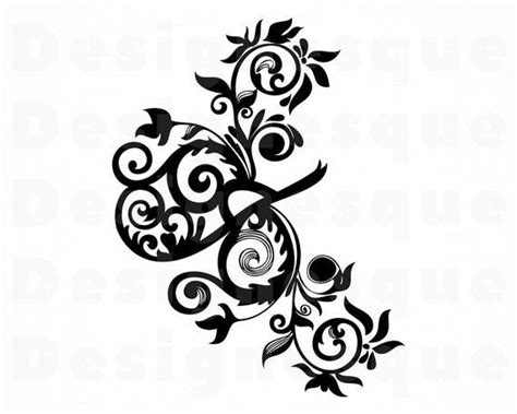 Download Decorative #6 SVG, Decorative SVG, Decorative Vine SVG, Decorative Vine Clipart, Files for ...