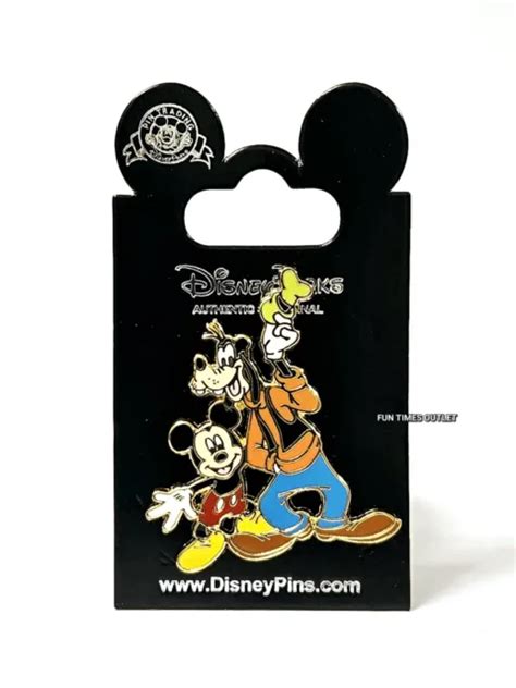 Disney Parks Mickey Mouse Goofy Disneyland Trading Pin Collection New