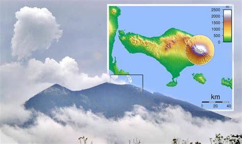 Bali Volcano MAP Latest Maps As Mount Agung Threatens Violent Eruption News Flash