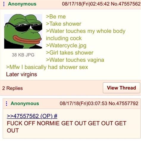 Anon Has Shower Sex Greentext