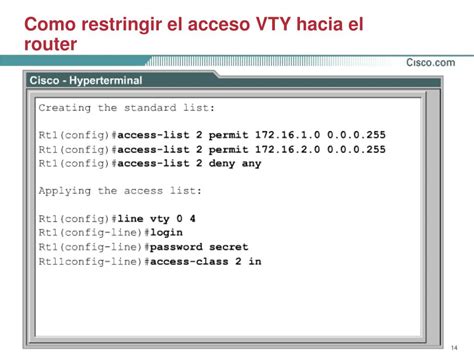 Ppt Listas De Control De Acceso Acl Semestre 2 Capítulo 11 Powerpoint