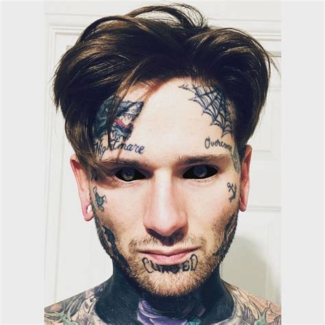 Possessed By The Demon Within 🦇facetattoo Facetattoos Headtattoo