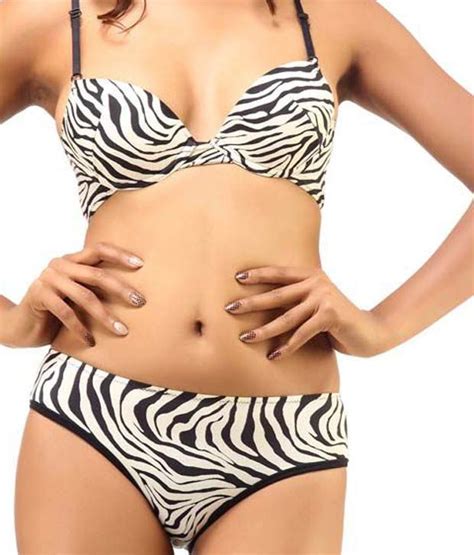 Buy Desiharem Sexy Zebra Print Bra And Panty Set Online At Best Prices In India Snapdeal
