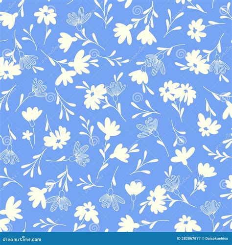 Cute Floral Pattern Perfect For Textile Design Stock Vector
