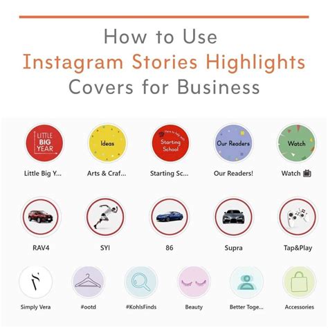 How To Use Instagram Highlights Covers For Business Examples Ideas