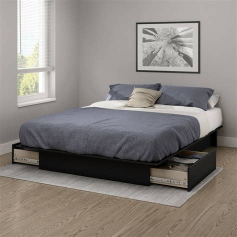 South Shore Gramercy Fullqueen Platform Bed 5460 With Drawers