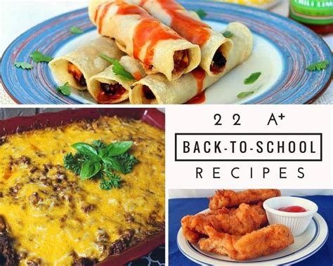 22 A Back To School Recipes Just A Pinch