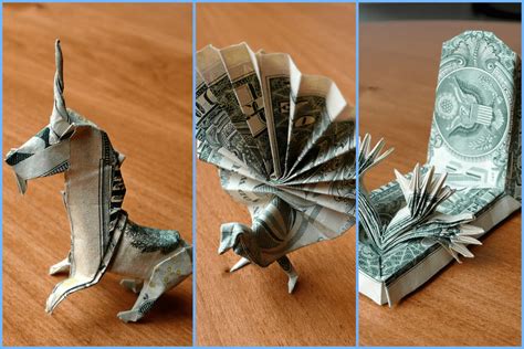 Origami On Dollar Bills Origami