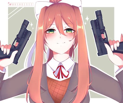 I See You Already Have A Gun In Your Pocket Smug Monika By