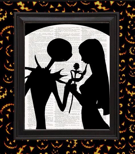 Jack And Sally Silhouette