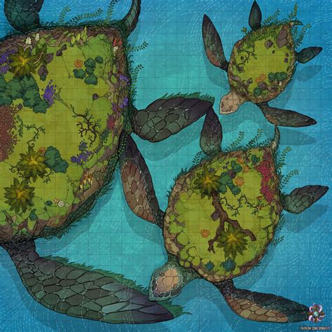 Turtle Islands Public 30x30 Dr Mapzo On Patreon In 2021 Dnd World