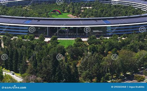 Aerial View Of The Apple Park The Corporate Headquarter Of Apple Inc