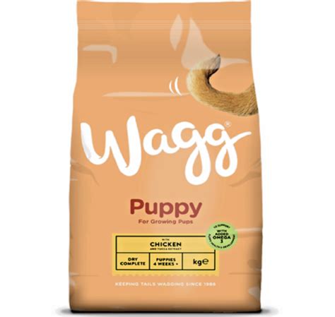 Wagg Puppy 2kg 4kg Or 12kg Complete Junior Dog Food Bp Chicken Meal